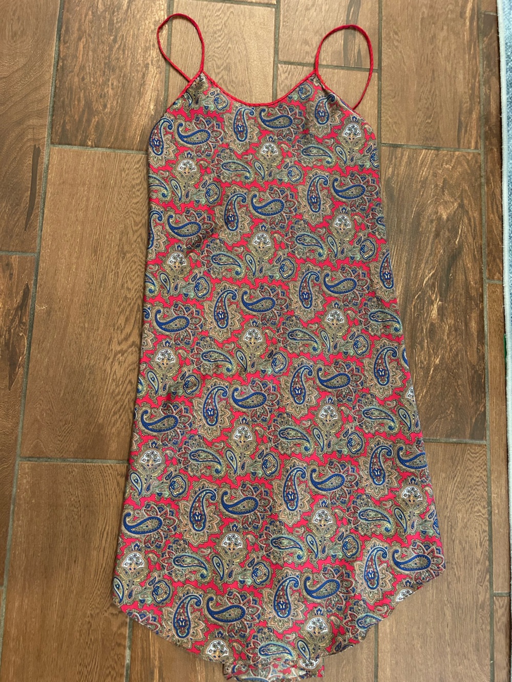 Vintage Linda Bis size S silky mini dress